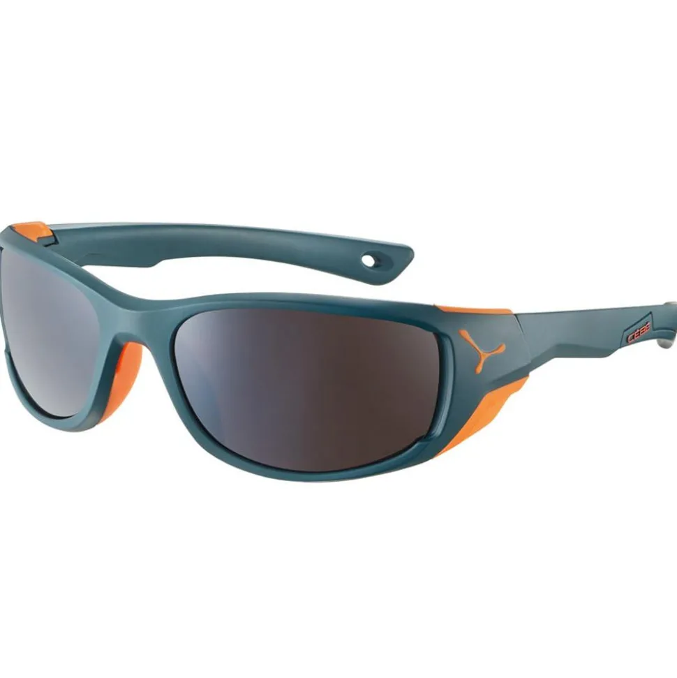 Lunettes de soleil Cebe Jorasse M Matt Petrol Orange Zone Brown Cat.4 Silver