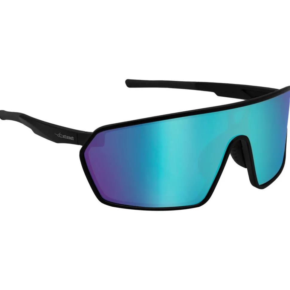 Lunettes de soleil Cebe Terra Matte Black Blue Mirror