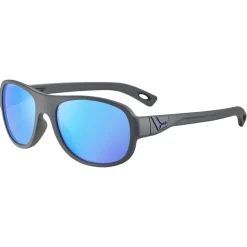 Lunettes de soleil Cebe Zac Soft Touch Grey Zone Blue Light Grey Cat.3 Blue Flash Mirror