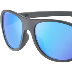 Lunettes de soleil Cebe Zac Soft Touch Grey Zone Blue Light Grey Cat.3 Blue Flash Mirror