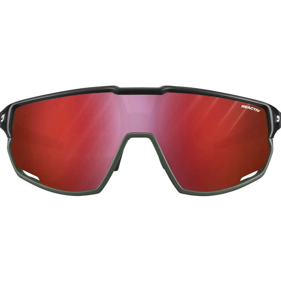 Lunettes de soleil Julbo Rush Mat Noir Kaki Reactiv 0-3 High Contrast