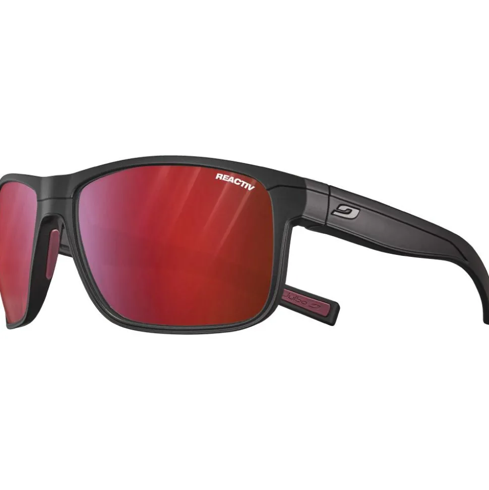 Lunettes de soleil Julbo Renegade Mat Noir Rouge Foncé Reactiv High Contrast 0-3
