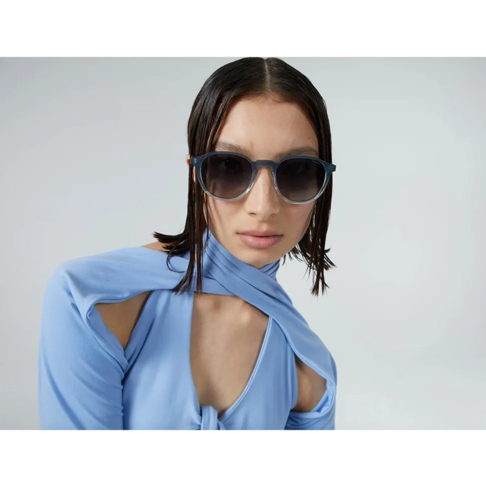 Lunettes de soleil Komono Liam Metal Underwater Silver