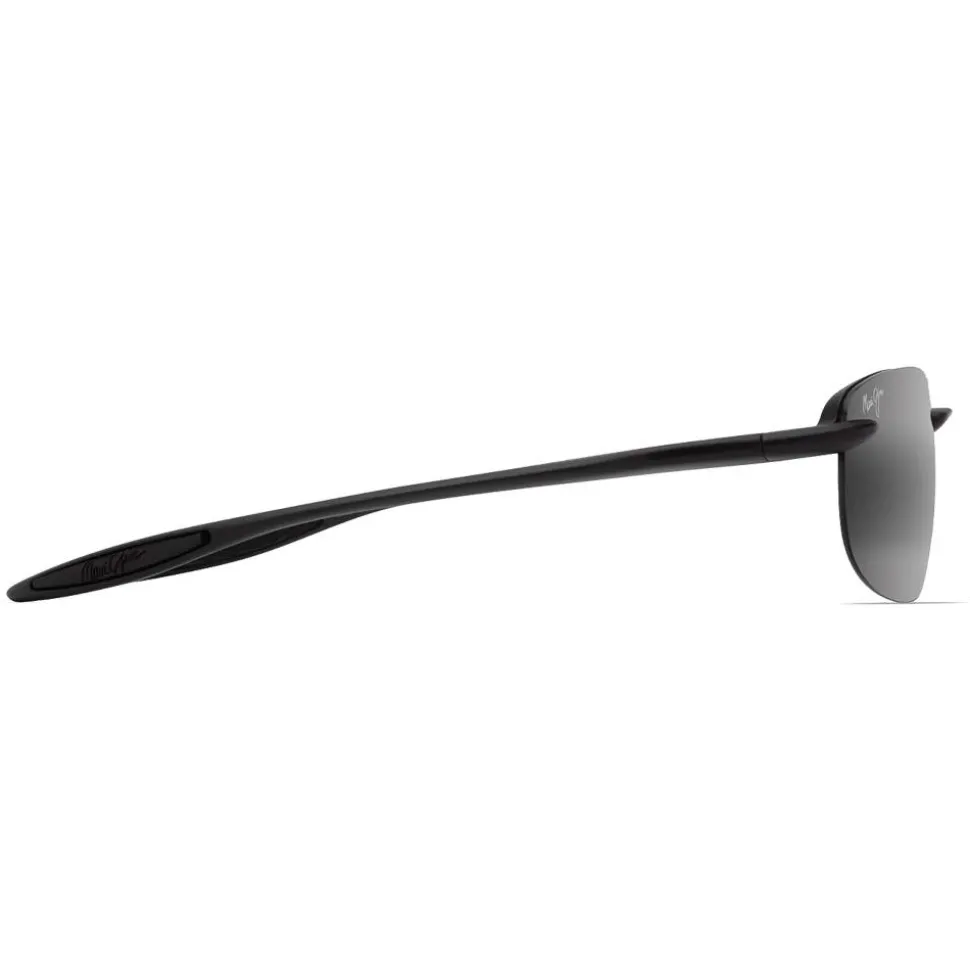 Lunettes de soleil Maui Jim Hookipa Ultra Asian Fit Matte Black Neutral Grey MauiUltra