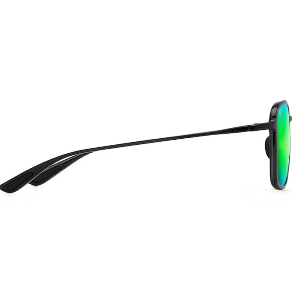 Lunettes de soleil Maui Jim Keokea Translucent Grey MauiGreen MauiBrilliant