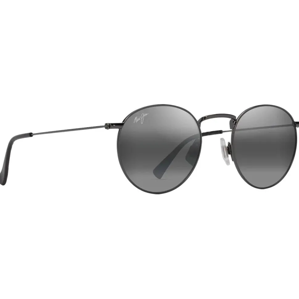 Lunettes de soleil Maui Jim Pukaua Ruthénium Foncé Brillant Gris Neutre MauiPure