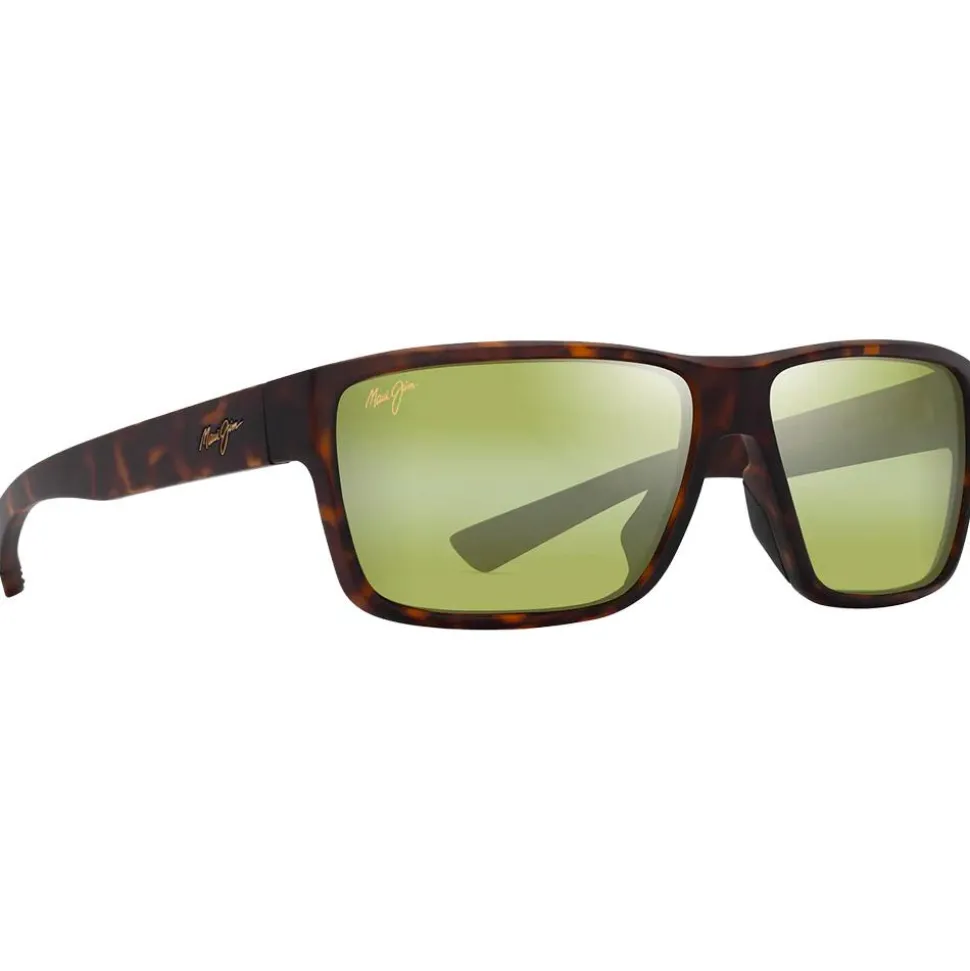 Lunettes de soleil Maui Jim Uila Havane Foncé Mat Noir Maui Ht Minéral Superthin