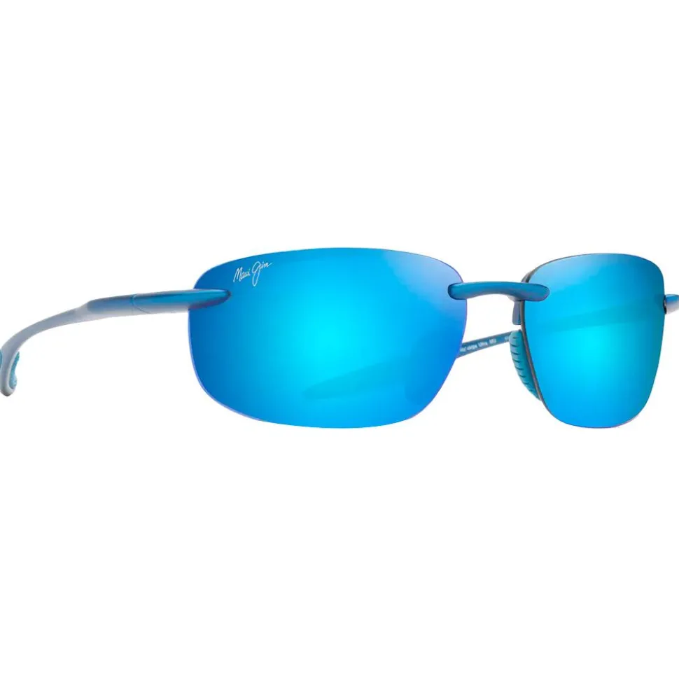 Lunettes de soleil Maui Jim Hookipa Ultra Metal Matte Blue Blue Hawaii MauiUltra