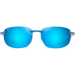 Lunettes de soleil Maui Jim Hookipa Ultra Metal Matte Blue Blue Hawaii MauiUltra