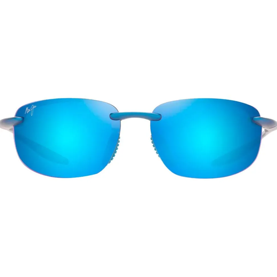 Lunettes de soleil Maui Jim Hookipa Ultra Metal Matte Blue Blue Hawaii MauiUltra
