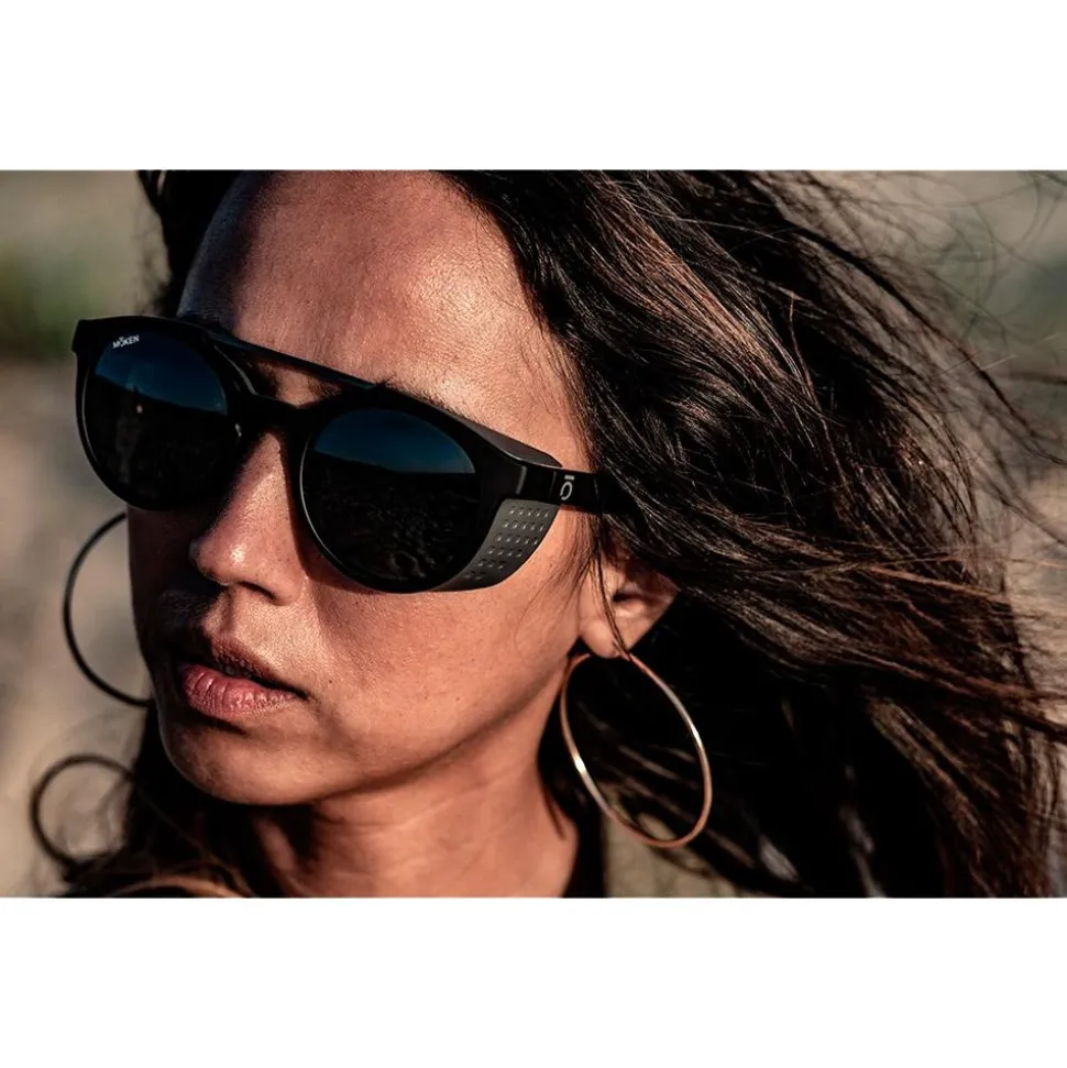 Lunettes de soleil Moken Vision Hawkins Glacier Black Grey Cat.4