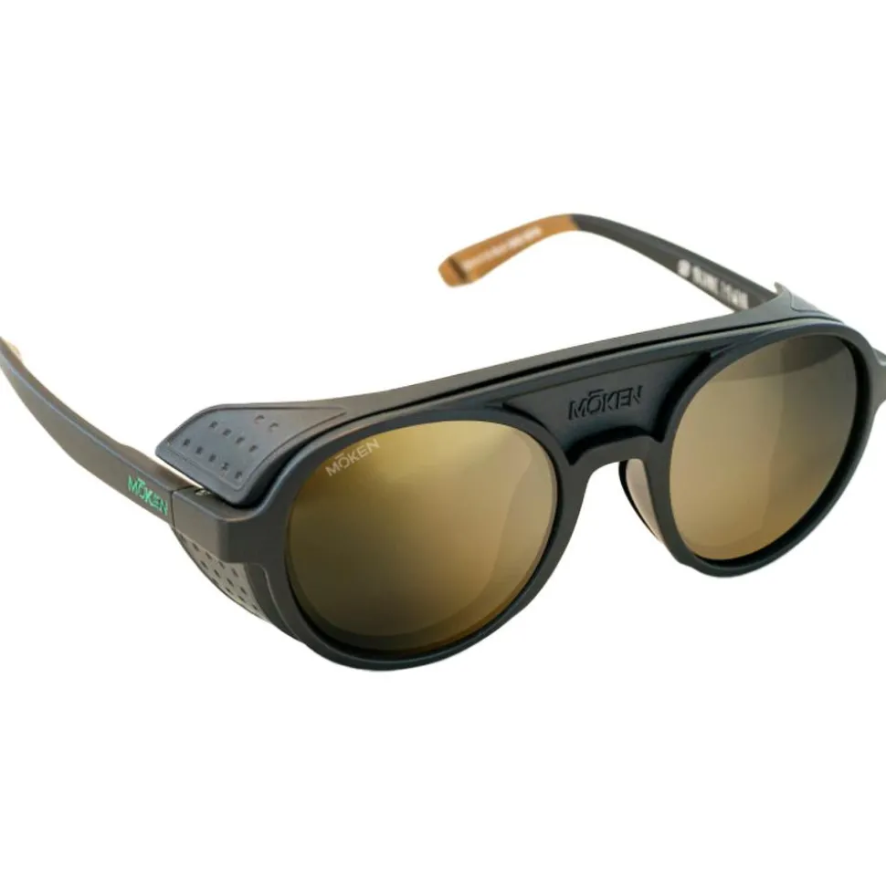 Lunettes de soleil Moken Vision Hawkins Vintage Black Black Copper Cat.4 Summit Master