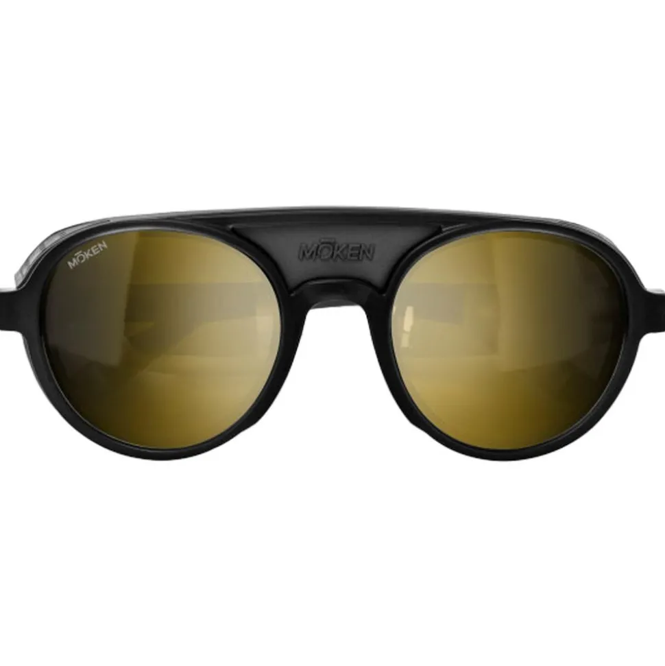 Lunettes de soleil Moken Vision Hawkins Vintage Black Black Copper Cat.4 Summit Master