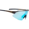 Lunettes de soleil Mundaka Optic Kjarr Dark Grey Translucide Smoke Cx Blue White Revo