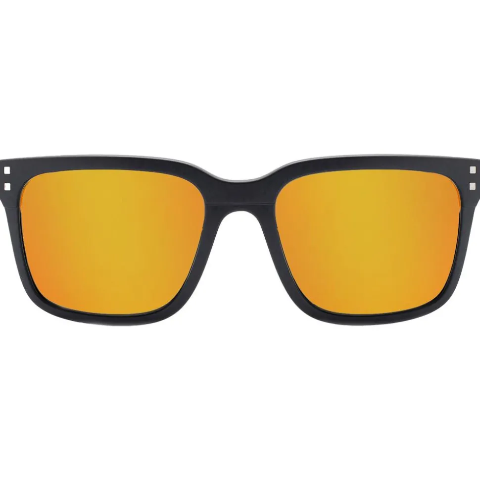 Lunettes de soleil Mundaka Optic Beltz Mat Black Smoke Cx Polarized Orange Revo