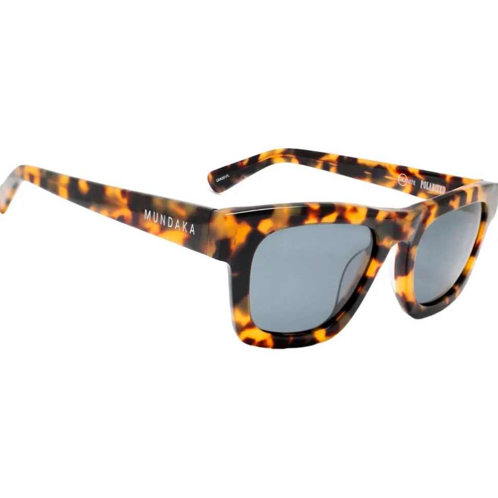 Lunettes de soleil Mundaka Optic Granite Yellow Black Tortoise Smoke Polarized