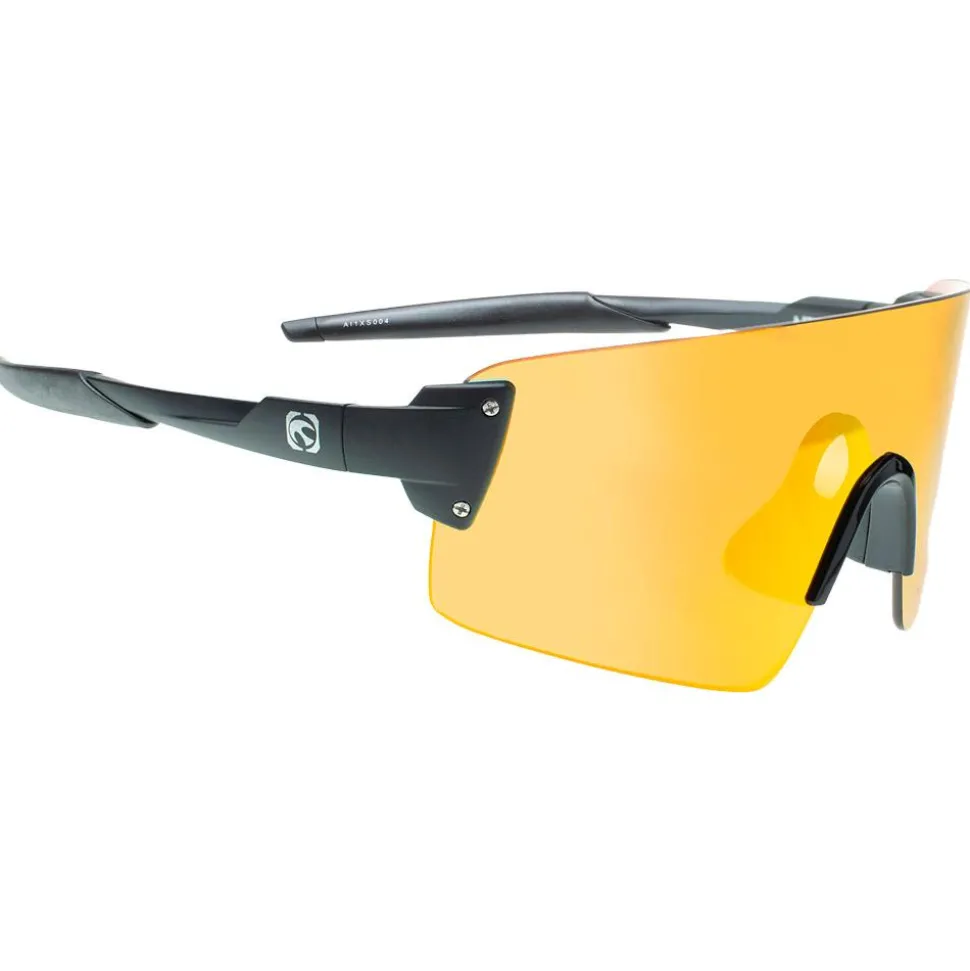 Lunettes de soleil Mundaka Optic Ai1 Xs Matte Black Smoke Cx Full Orange Revo