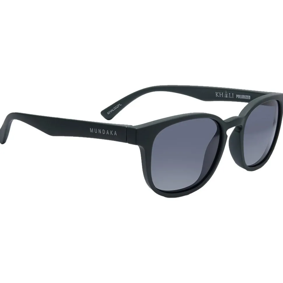 Lunettes de soleil Mundaka Optic Khali Matte Green Smoke Polarized