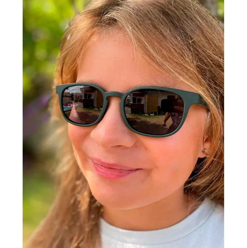 Lunettes de soleil Mundaka Optic Khali Matte Green Smoke Polarized