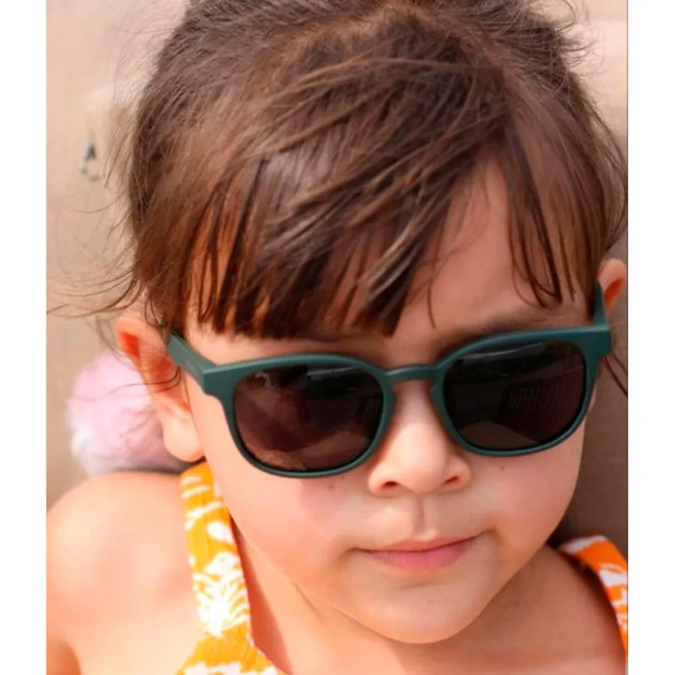 Lunettes de soleil Mundaka Optic Khali Matte Green Smoke Polarized