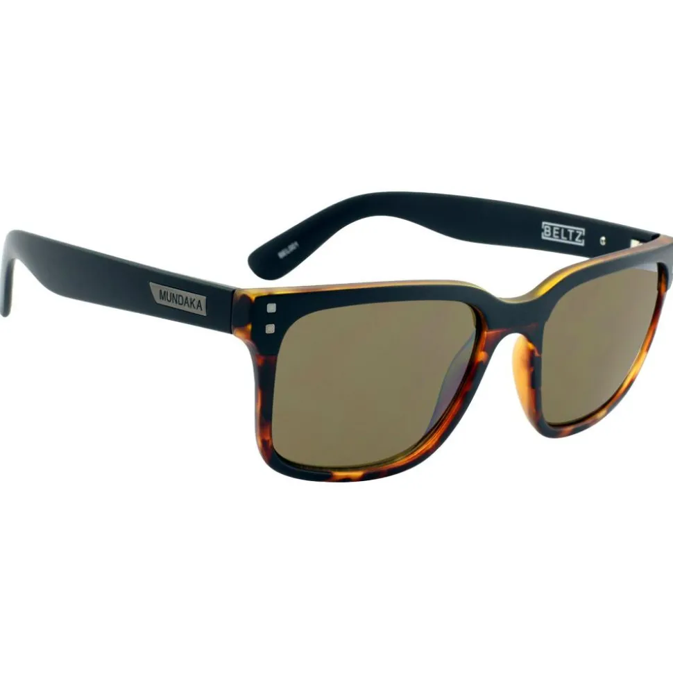 Lunettes de soleil Mundaka Optic Beltz Mat Black Brown Tortoise Bronze