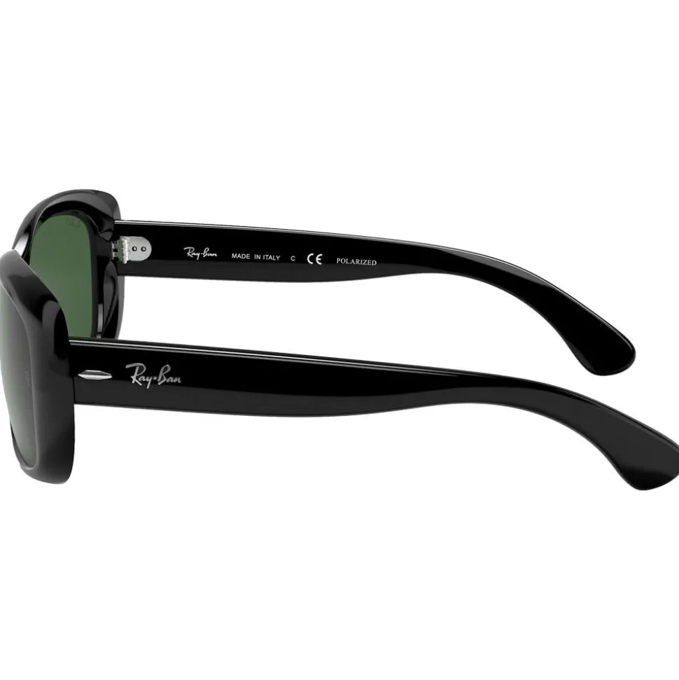 Lunettes de soleil Ray Ban RB4101 Jackie Ohh Polished Black Dark Green