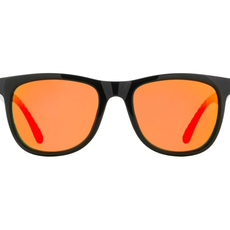 Lunettes de soleil Red Bull Spect Ecos Shiny Black Brown Red Mirror Polarized