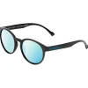 Lunettes de soleil Red Bull Spect Lace Shiny Black Smoke Blue Mirror