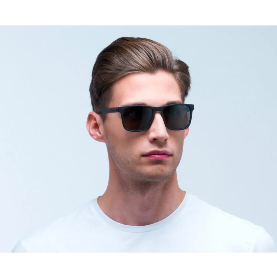 Lunettes de soleil Red Bull Spect Leap Matt Black Transparent Green Green Polarized