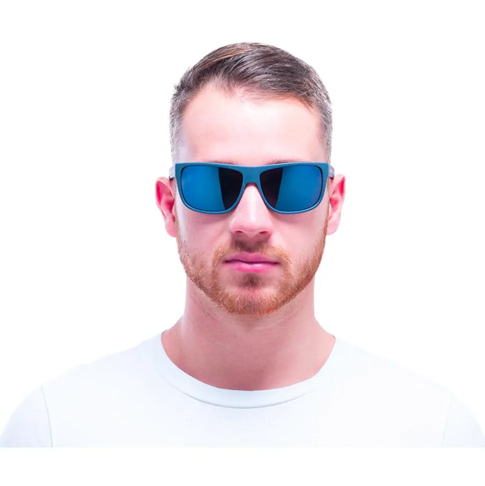 Lunettes de soleil Red Bull Spect Loom Matt Blue Smoke Blue Mirror