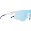Lunettes de soleil Red Bull Spect Mark White Smoke With Blue Mirror