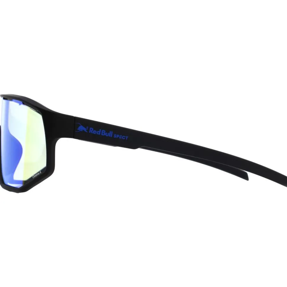 Lunettes de soleil Red Bull Spect Dash Pro Soft Touch Black Photochromic Blue Mirror