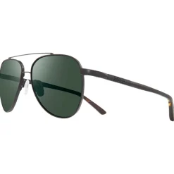 Lunettes de soleil Revo Arthur Black Crystal Smoke Green Polarized