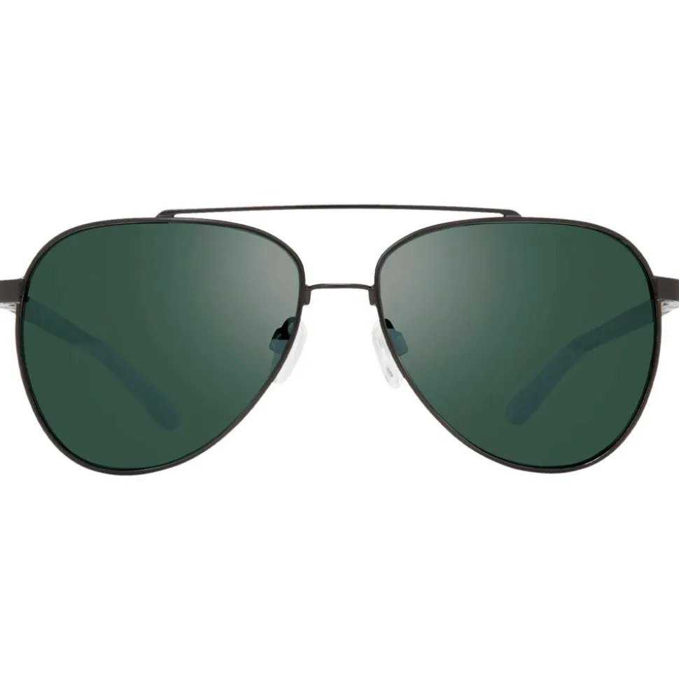 Lunettes de soleil Revo Arthur Black Crystal Smoke Green Polarized