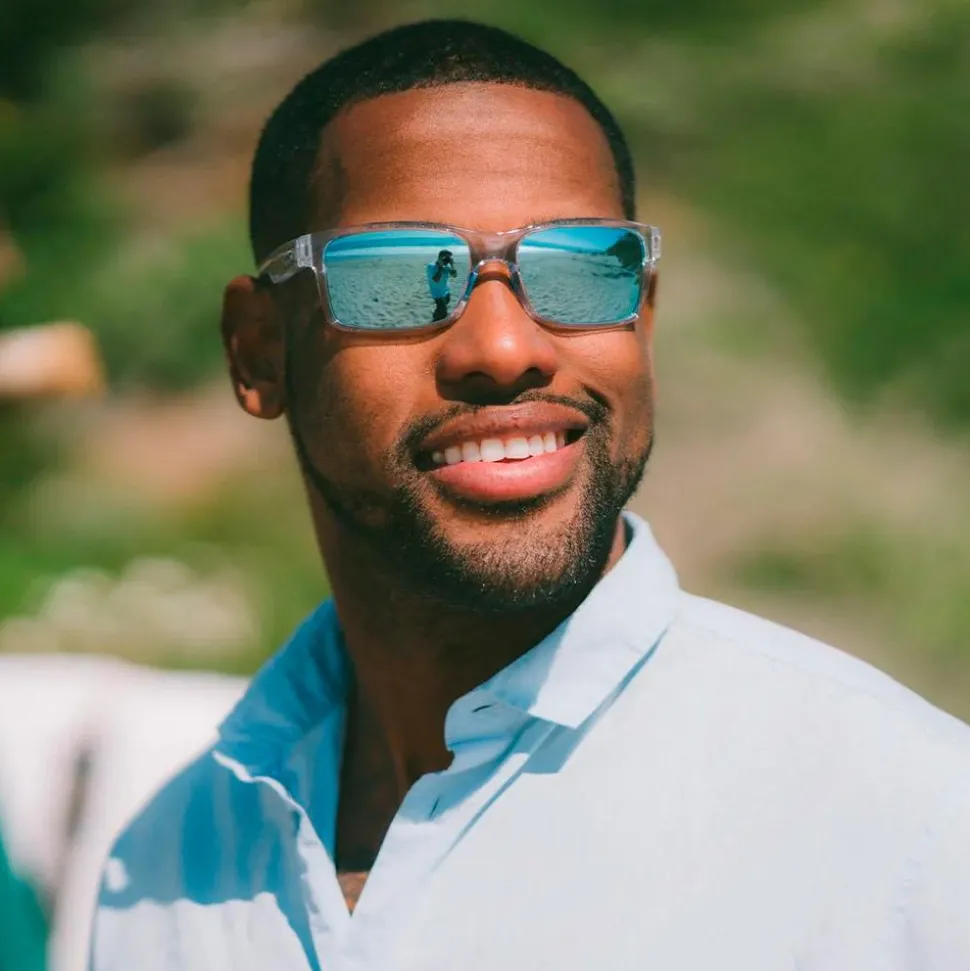 Lunettes de soleil Revo Crawler Clear Crystal Serilium Blue Water Polarized