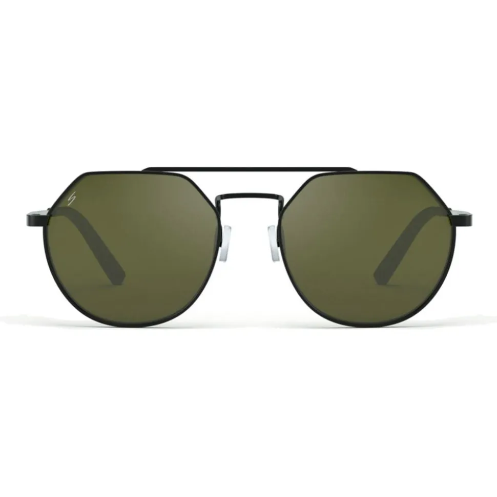 Lunettes de soleil Serengeti Shelby Matte Black Saturn 555nm