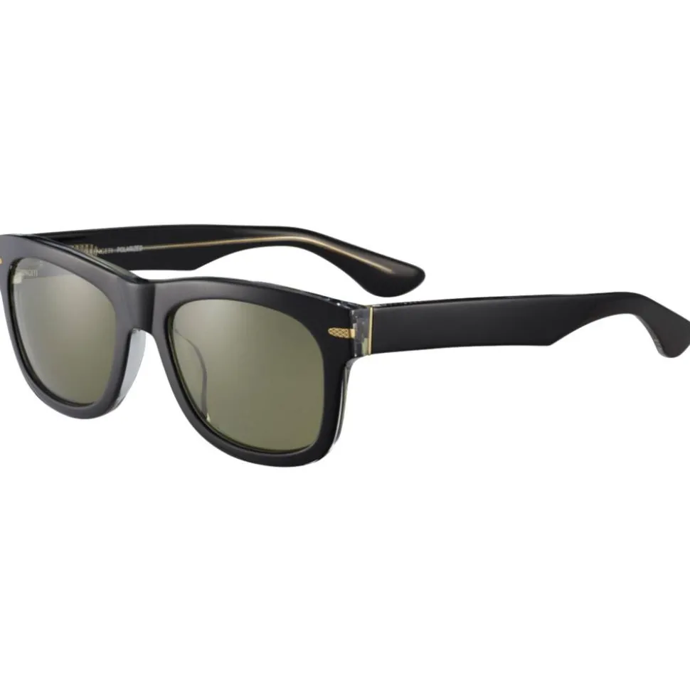 Lunettes de soleil Serengeti Foyt Shiny Black Transparent Layer 555nm