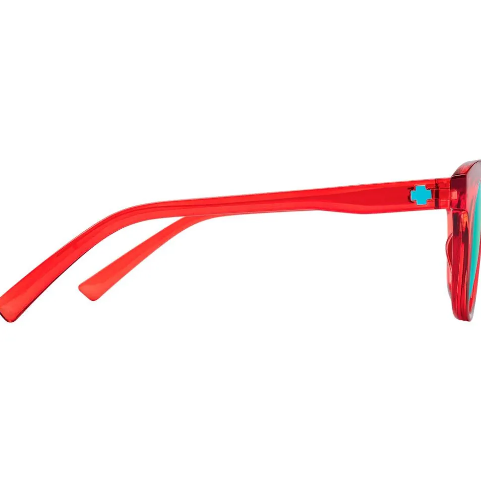 Lunettes de soleil Spy Boundless Translucent Red Bronze Light Blue Spectra Mirror