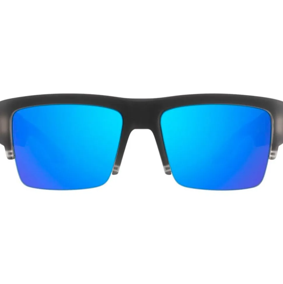 Lunettes de soleil Spy Cyrus 50/50 Matte Black Ice Happy Gray Gree Dark Blue Spectra Mirror