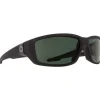 Lunettes de soleil Spy Dirty Mo Soft Matte Black Happy Gray Green Polar