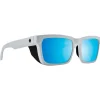 Lunettes de soleil Spy Helm Tech Matte White Happy Boost Bronze Polar Ice Blue Spectra Mirror