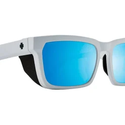 Lunettes de soleil Spy Helm Tech Matte White Happy Boost Bronze Polar Ice Blue Spectra Mirror