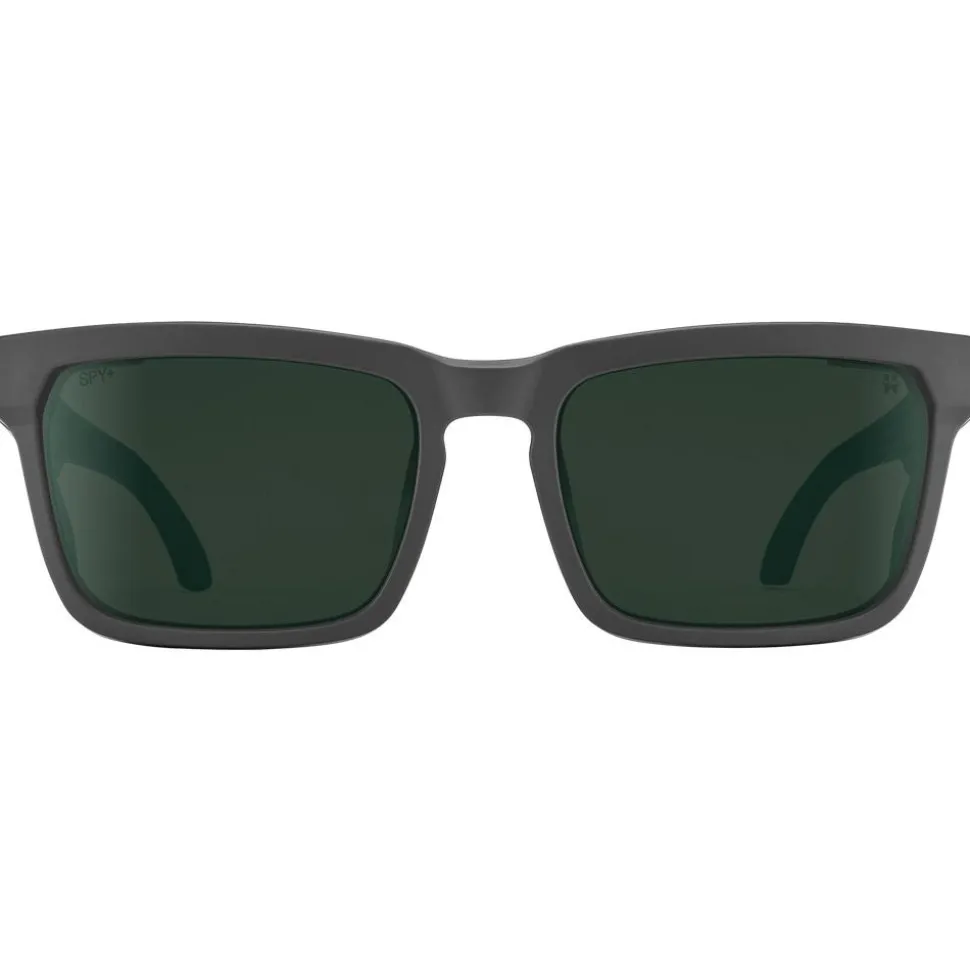 Lunettes de soleil Spy Helm Tech Matte Dark Gray Happy Gray Green