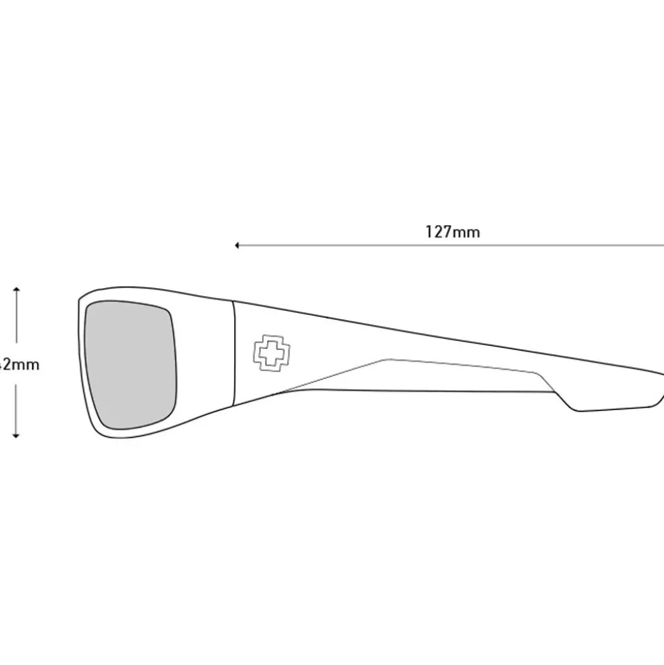 Lunettes de soleil Spy Logan Black Happy Gray Green Polar