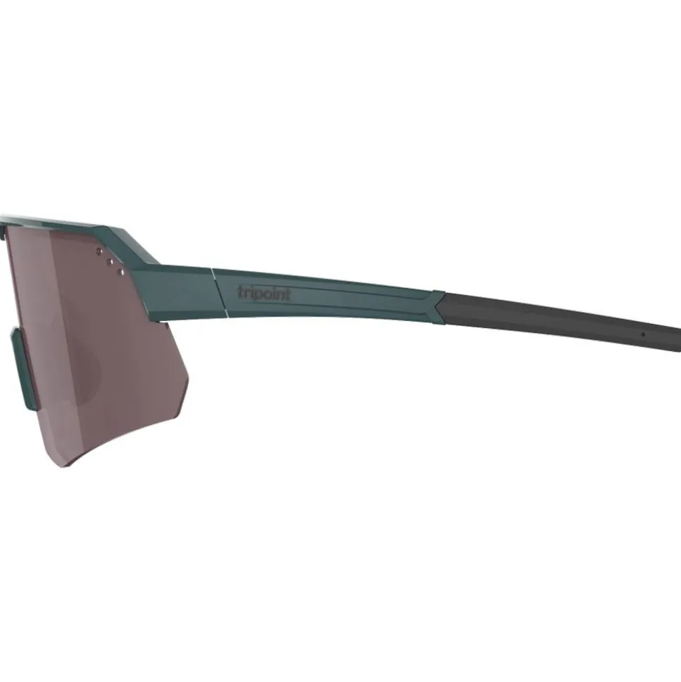 Lunettes de soleil Tripoint Treriksroset Dark Petrol Pink Silver Mirror