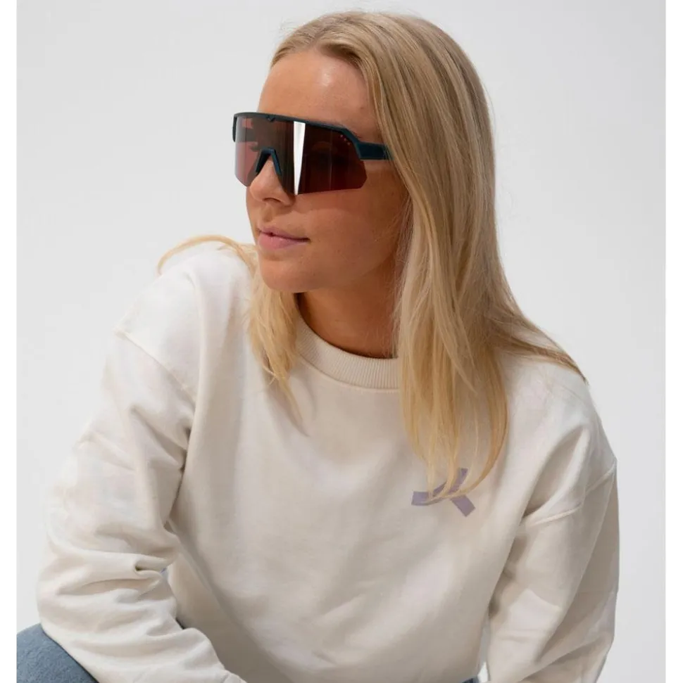 Lunettes de soleil Tripoint Treriksroset Dark Petrol Pink Silver Mirror