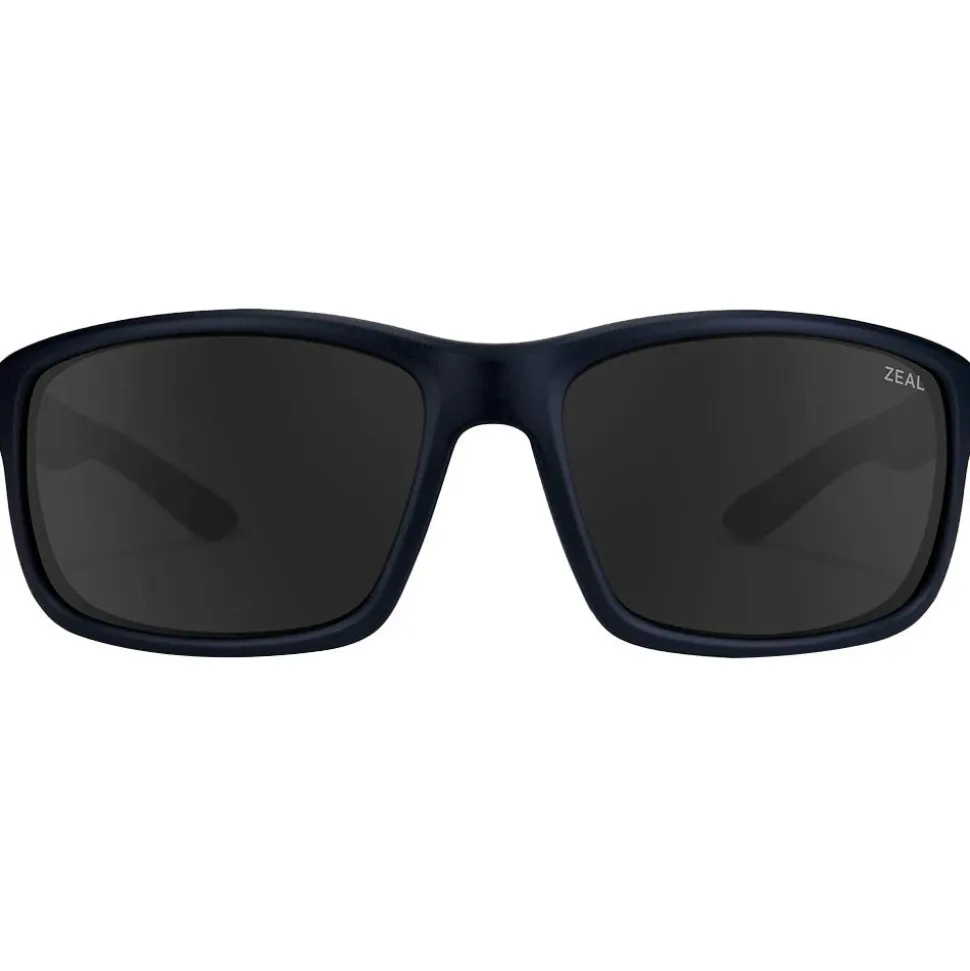 Lunettes de soleil Zeal Confluence Matte Black Ellume Polarized Dark Grey