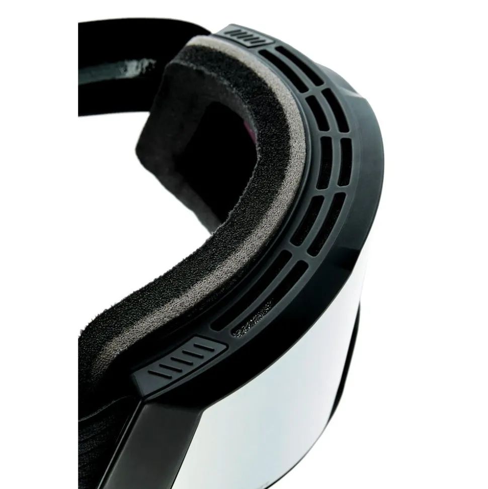 Masque de Ski 100% Snowcraft XL Essential Black Hiper Grey Blue Silver ML Mirror + Hiper Pink Turquoise ML Mirror