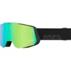 Masque de Ski 100% Snowcraft Essential Black Hiper Grey Blue Green Ml Mirror + Hiper Pink Turquoise Ml Mirror