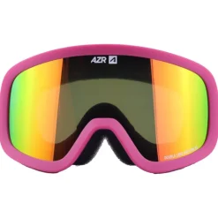 Masque de Ski AZR Flash Jr Mat Fushia Full Rose Multicouche